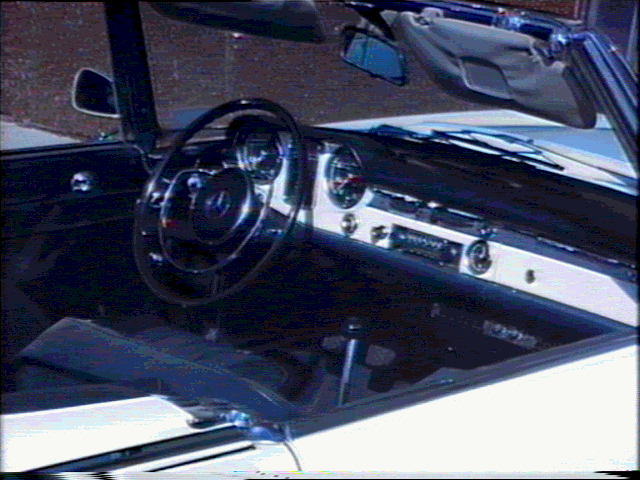 Dashboard view of 1965 Mercedes Benz 230SL