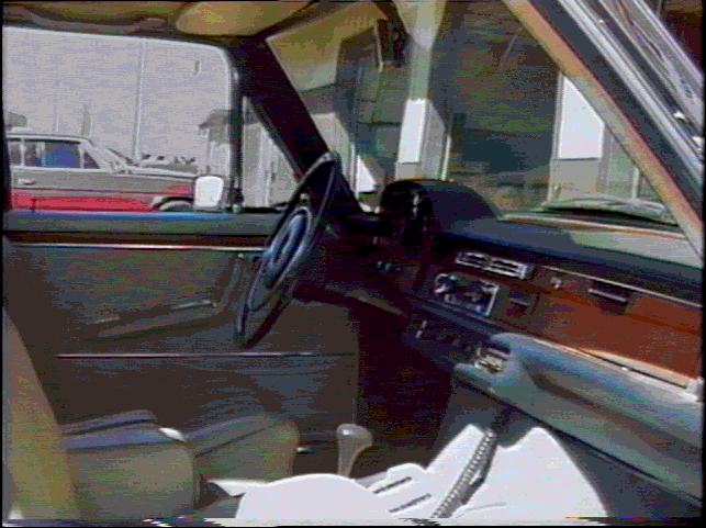 Dashboard view of 1972 Mercedes Benz 300SEL